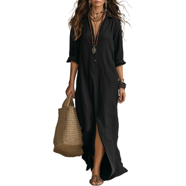 Sienna | Relaxed Maxi Shirt Dress