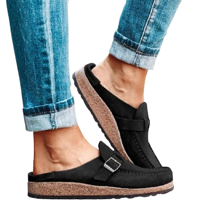 Maggie | Suede Comfort Clogs
