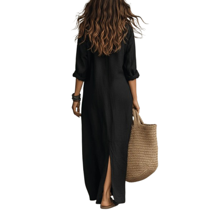 Sienna | Relaxed Maxi Shirt Dress