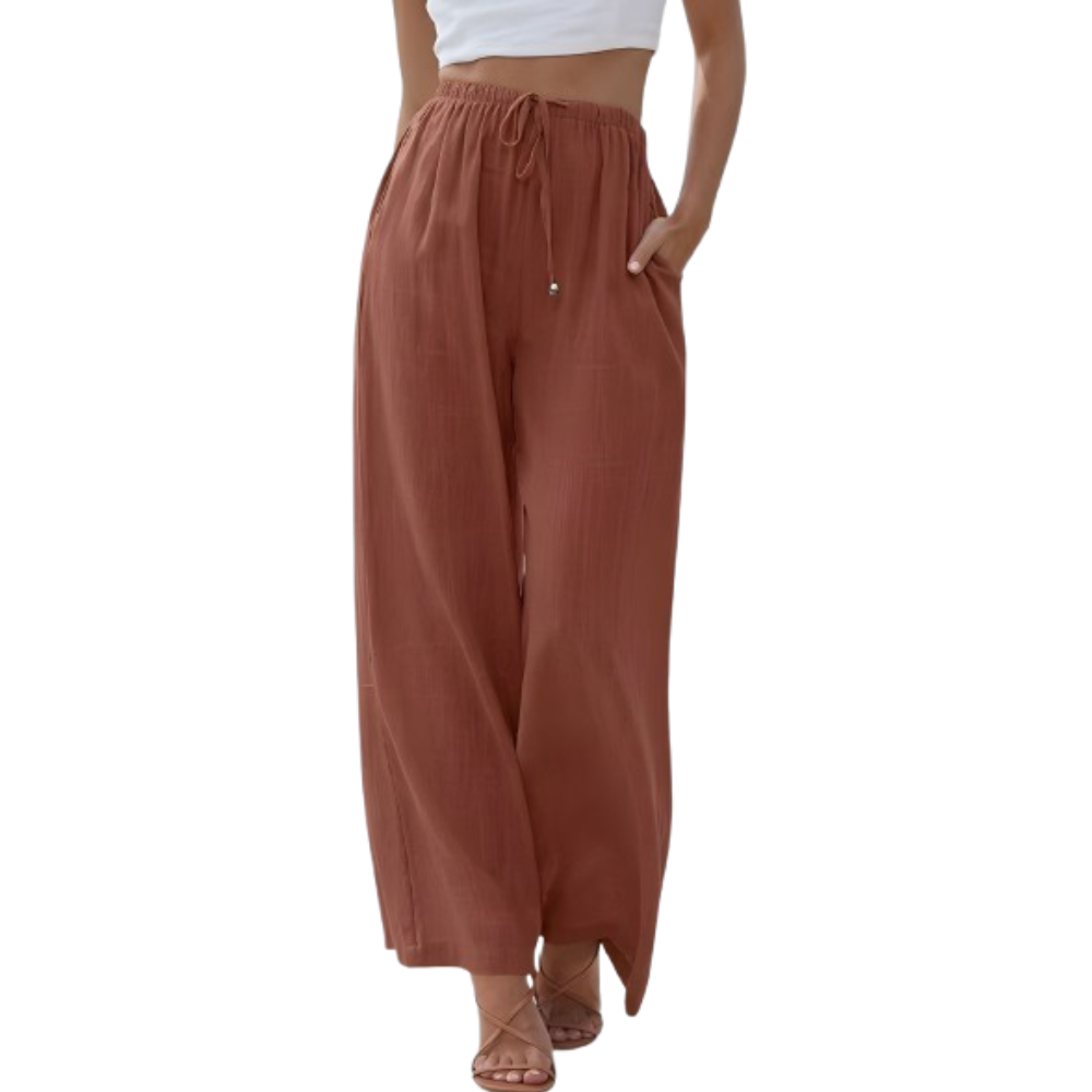 Isla | Soft Flow Linen Trousers