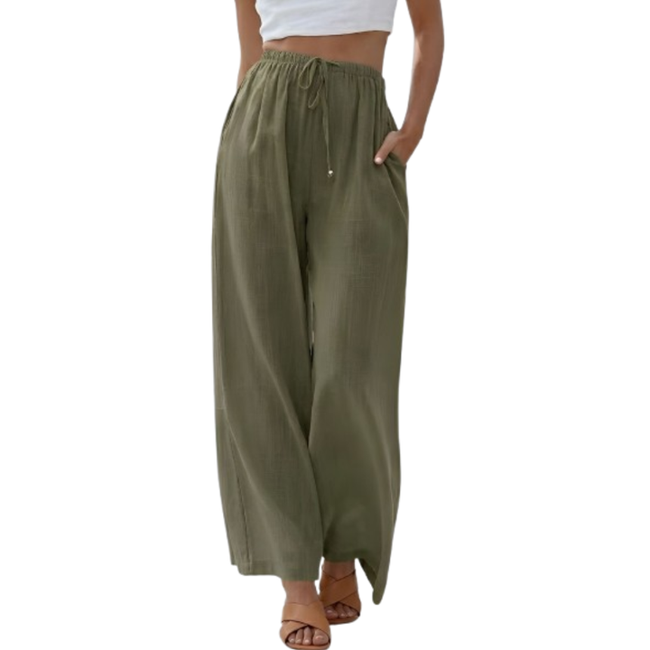 Isla | Soft Flow Linen Trousers
