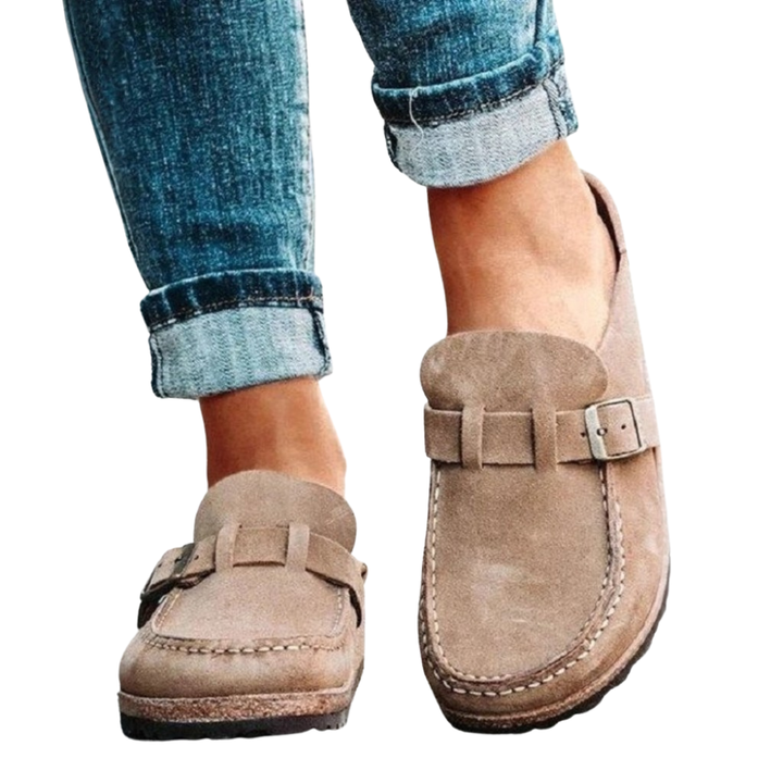 Maggie | Suede Comfort Clogs