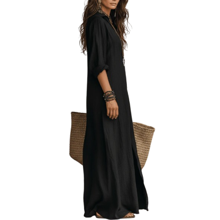 Sienna | Relaxed Maxi Shirt Dress