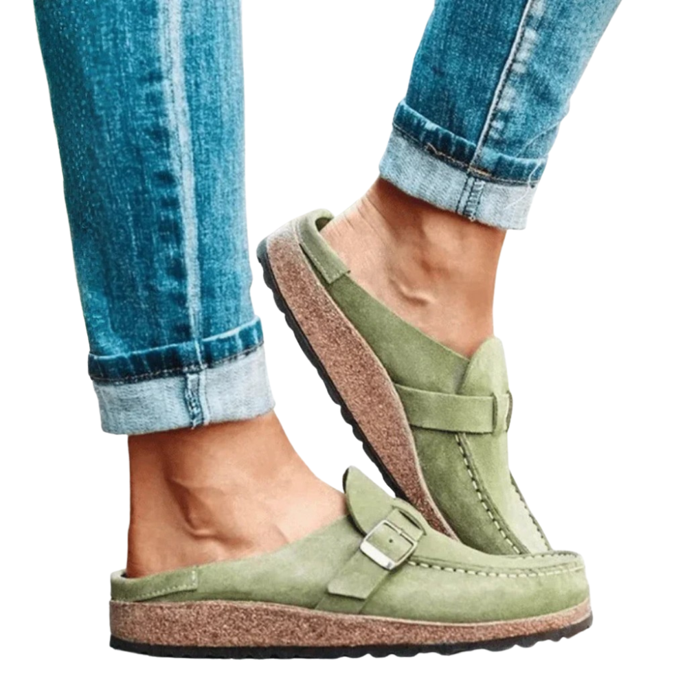 Maggie | Suede Comfort Clogs