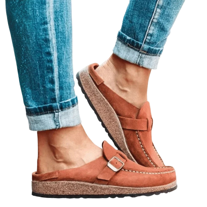 Maggie | Suede Comfort Clogs