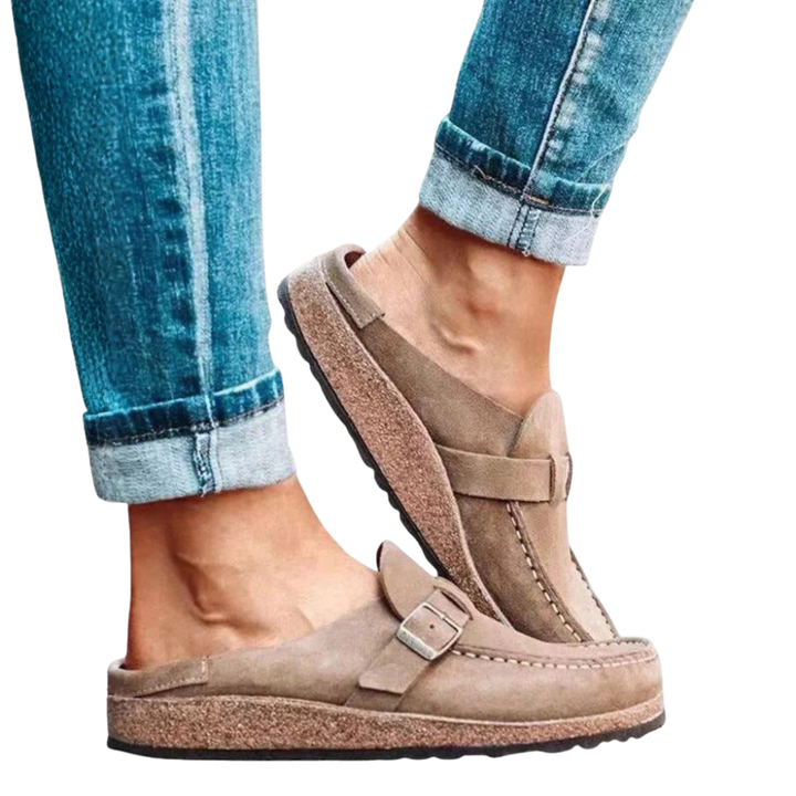 Maggie | Suede Comfort Clogs