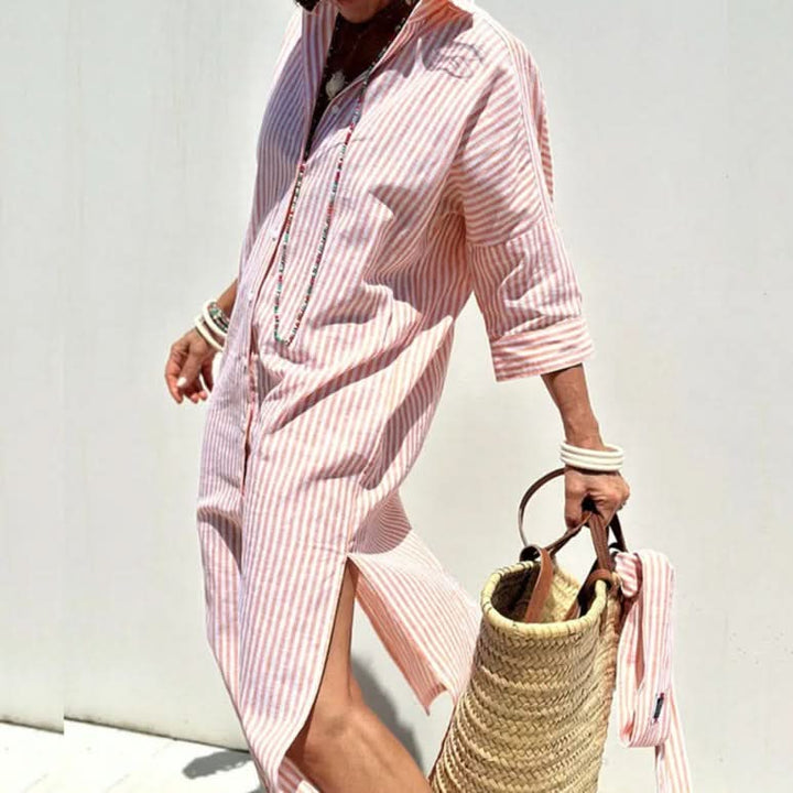 Bade | Summer Dress with Elegant Stripes