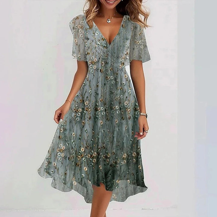 Georgia | Elegant Colourful Dress