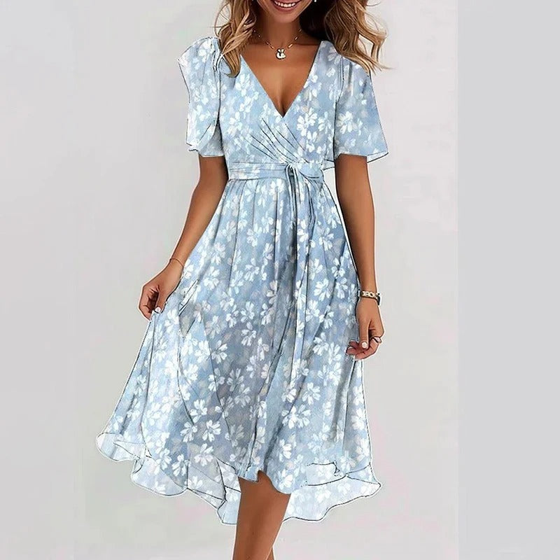 Georgia | Elegant Colourful Dress