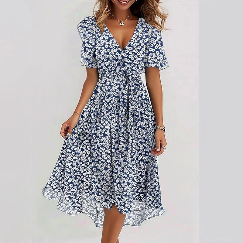 Georgia | Elegant Colourful Dress
