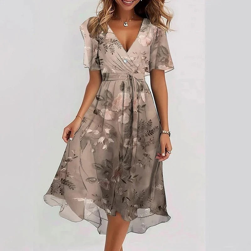 Georgia | Elegant Colourful Dress