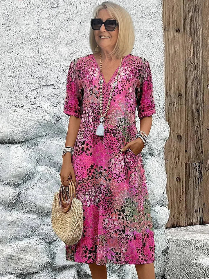 Giselle | Vibrant Mid Length Dress