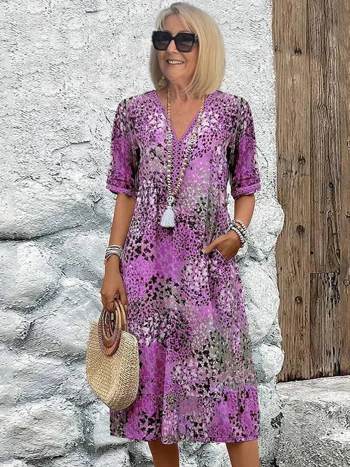 Giselle | Vibrant Mid Length Dress
