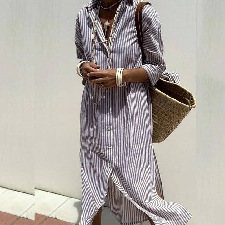 Bade | Summer Dress with Elegant Stripes