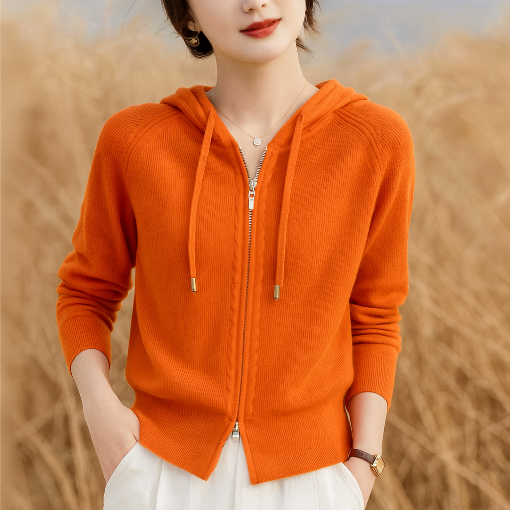 Vicki | Loft Knit Hoodie
