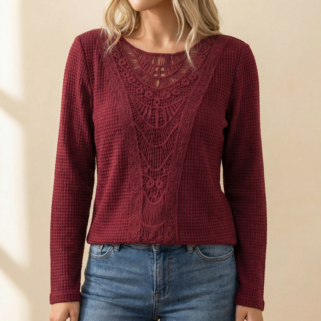 Carolyn | Textured Knit Top