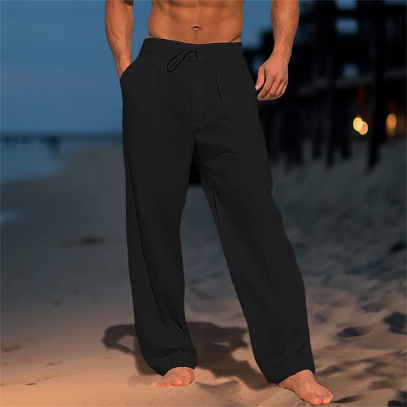 Andre | Plain Linen Trouser