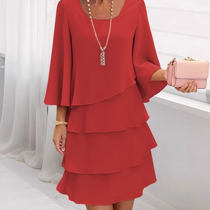 Claire | Square Neck Midi Dress