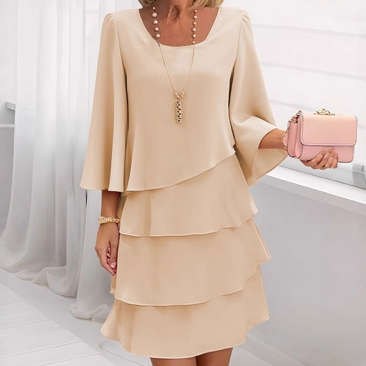 Claire | Square Neck Midi Dress